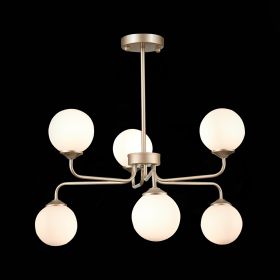 SLE106203-06 Светильник подвесной ST-Luce Золотистый/Белый G9 LED 6*5W.