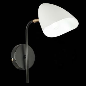 SLE103601-01 Светильник настенный Черный, Золотой/Белый E14 1*40W.