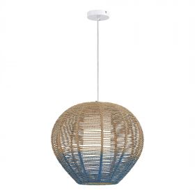 SL1514.513.01 Светильник подвесной ST-Luce Белый/Бежевый,Синий E27 1*40W.