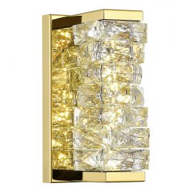 SL6010.201.08 Бра ST-Luce Золотистый/Прозрачный LED 1*8W.