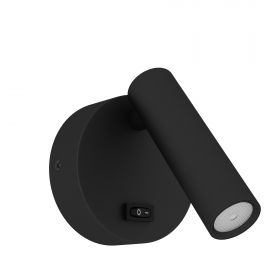 ST161.401.05 Светильник настенный ST-Luce Черный/Черный LED 1*5W 3000K.