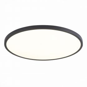 ST601.432.18 Светильник потолочный Черный LED 1*18W 3000K 1 620Lm Ra>90 120° IP20 D225xH25 180-240V.