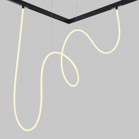 ST684.436.60 Гибкий светодиодный светильник Черный LED 1*60W 3000K Lm Ra80 360° IP20 L5 000xW-xH- 48.