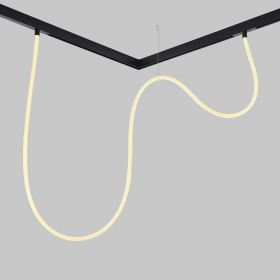 ST684.436.36 Гибкий светодиодный светильник Черный LED 1*36W 3000K Lm Ra80 360° IP20 L3 000xW-xH- 48.