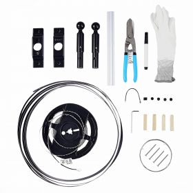 ST961.437.09 Тросовая световая система ST-Luce Черный LED 1*8,7W 3000K.