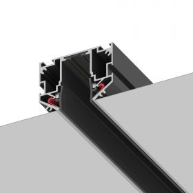 ST040.429.00 Шинопровод 220 под натяжной потолок  ST-Luce Черный Длина 2 000мм.