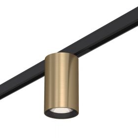 ST671.346.05 Магнитный трековый светильник Латунь LED 1*5W 4000K 340Lm Ra>90 36° IP20 D35xH58 24V.