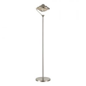 SL6115.105.01 Торшер ST-Luce Никель/Дымчато-Серый LED 1*19W 3000K.