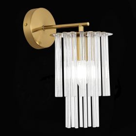 SLE1122-301-01 Светильник настенный Латунь/Прозрачный E14 1*40W.