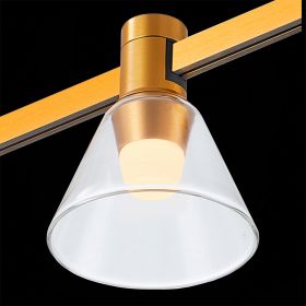 ST814.206.03 Магнитный трековый светильник FARM Золотистый LED 1*3W 3000K 89Lm Ra90 120 IP20 D90xH10.