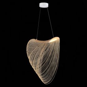 SL6900.503.32 Светильник подвесной ST-Luce Белый/Древесный LED 1*32W 4000K.