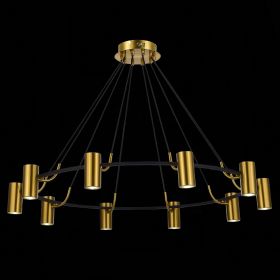 SL1215.403.10 Светильник подвесной ST-Luce Черный, Латунь/Латунь GU10 10*5W 4000K.