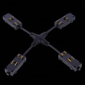 ST015.422.20 X- образный коннектор Skyline 220 ST-Luce Черный.