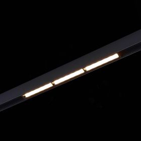 ST804.436.18 Магнитный трековый светильник Черный LED 1*18W 3000K 1 000Lm Ra>90 120° IP20 L330xW22xH.