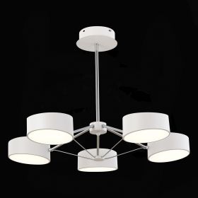 SLE6005-502-05 Светильник потолочный Белый, Хром/Белый LED 5*10W.