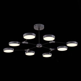 SLE6003-702-08 Светильник потолочный Серый,Черный/Серый LED 8*10W.