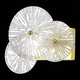 SL1657.201.01 Бра ST-Luce Золотистый/Прозрачный E14 1*40W.