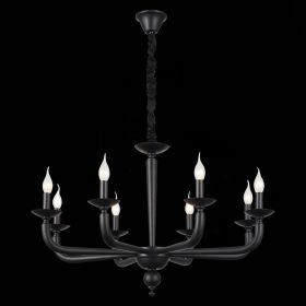 SL1114.403.08 Люстра подвесная ST-Luce Черный E14 8*40W.