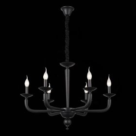 SL1114.403.06 Люстра подвесная ST-Luce Черный E14 6*40W.