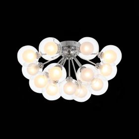 SL431.102.15 Люстра потолочная ST-Luce Хром/Прозрачный, Белый G9 15*5W.