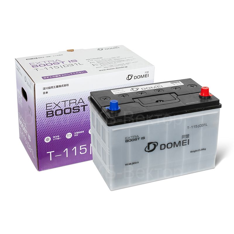 АКБ DOMEI EFB Extra BOOST  Q-115/D31L 95ач 850А Япония