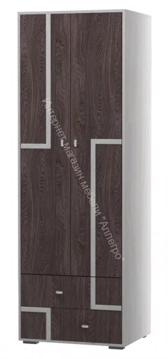 Шкаф 2-х дверный для одежды Омега 16