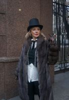 Частная коллекция - "Belle Epoque".  Шуба из седого 3 ст баргузинского соболя.