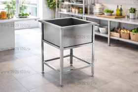 Ванна моечная ВМС/1-63/63 без борта 1 секция