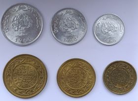 Набор монет Тунис 1960