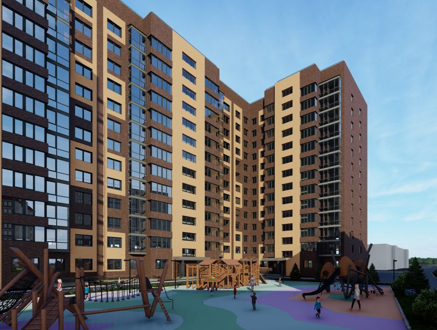 2-комнатная квартира 44,62кв.м. Генерала Тихонова 1