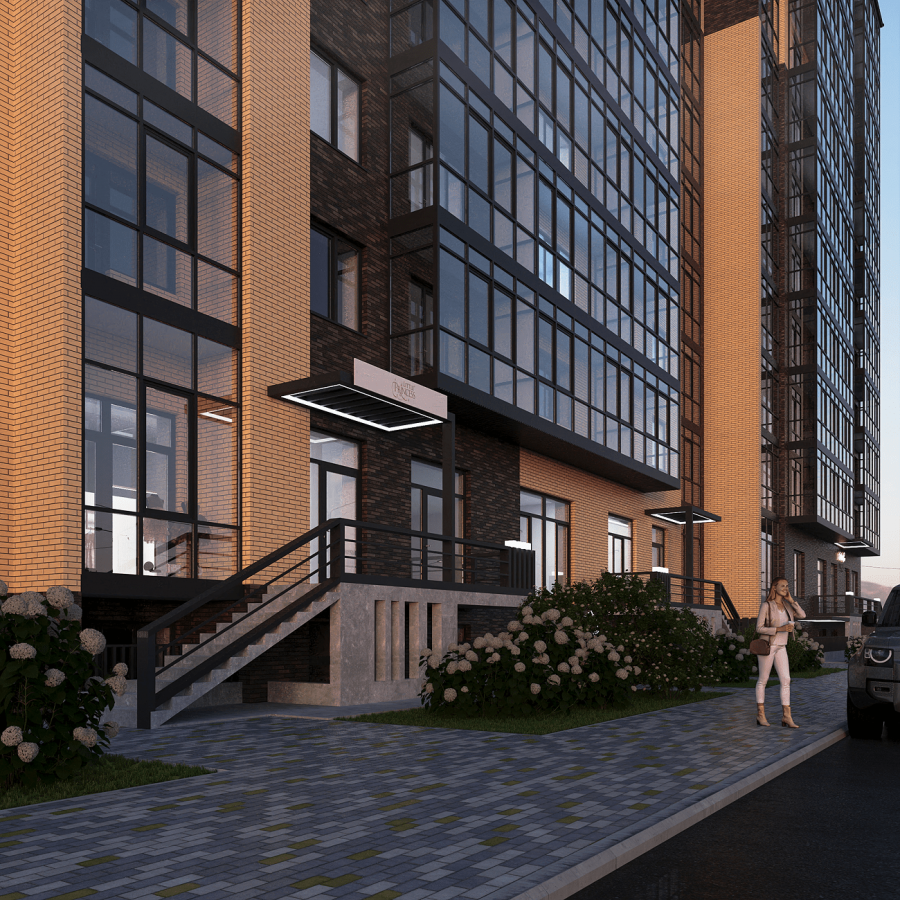 1-комнатная квартира 45,99кв.м. Чертыгашева 164