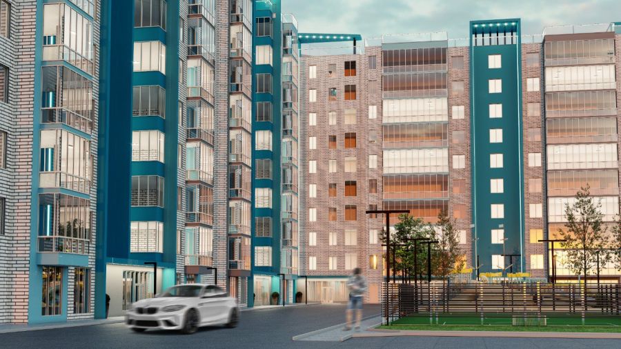 3-комнатная квартира 92,4кв.м.Генерала Тихонова 14