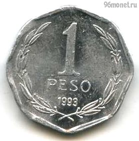 Чили 1 песо 1993