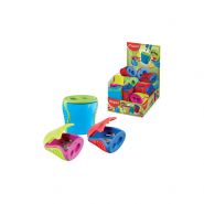 Точилка Maped Boogy, 2 отверстия, с контейнером, дисплей, ассорти 062211