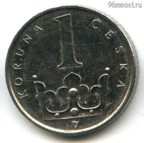 Чехия 1 крона 2019