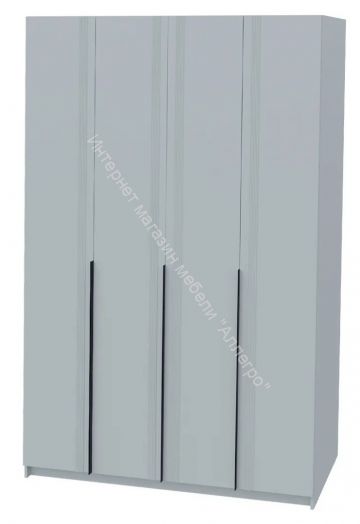 Шкаф 4-х дверный Ольга 6 со скрытыми ящиками