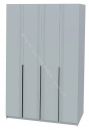 Шкаф 4-х дверный Ольга 6 со скрытыми ящиками