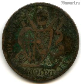 Папская область 1 байокко 1816