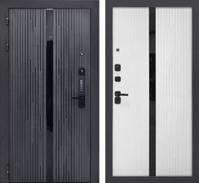 Металлическая Дверь Verda LUKSE Графит-Белый,502 2050*860 2050*960 мм / Верда