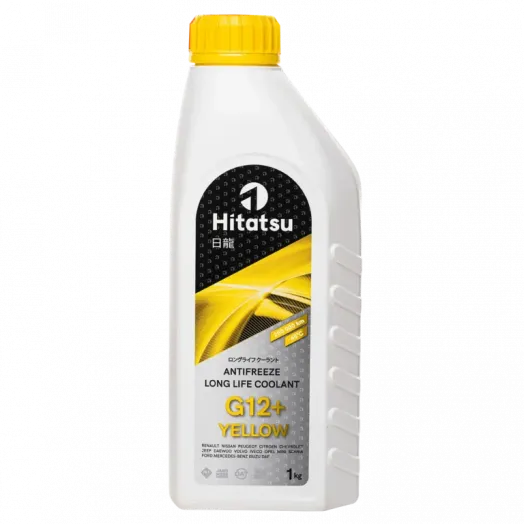 Hitatsu Antifreeze G12+ (-45C) Yellow Long life coolant, 1л