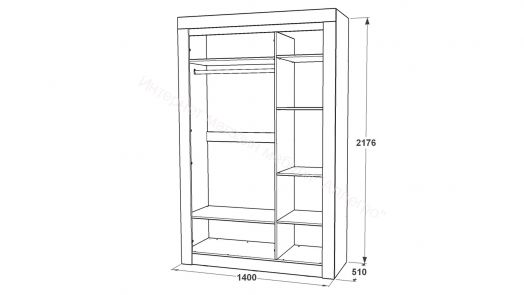 Шкаф 3-х дверный Ольга 5