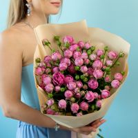 Кустовая роза (Мисти баблз) 9 шт