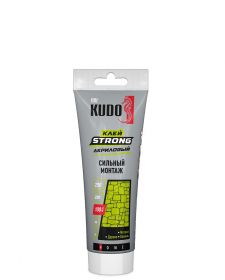 Клей Акриловый Kudo Strong KBT 341 200мл Белый для Сильного Монтажа / Кудо.