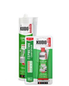 Герметик Силиконовый Kudo Home KSK 126 280мл Бежевый RAL 1002, Санитарный / Кудо.