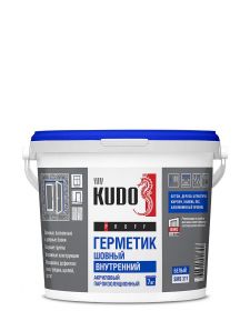 Герметик Акриловый Kudo Proff SMS 311 7кг Белый, Пароизоляционный, Шовный / Кудо.