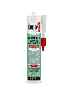 Герметик Акриловый Kudo Home KSK 341 280мл Белый, Безусадочный, Малярный / Кудо.