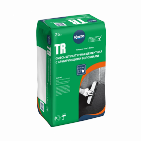 Смесь Штукатурная Kesto TR 25кг Серая, Цементная c Армирующими Волокнами / Кесто.