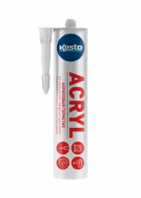 Герметик Акриловый Kesto Acryl 310мл Белый / Кесто.