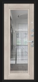 Входная Дверь Bravo Форм/BChrome Almon/Cappuccino Melinga 960x2050мм Правое Открывание / Браво.