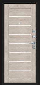 Входная Дверь Bravo Прайм/BChrome Almon/Cappuccino Melinga 960x2050мм Правое Открывание / Браво.